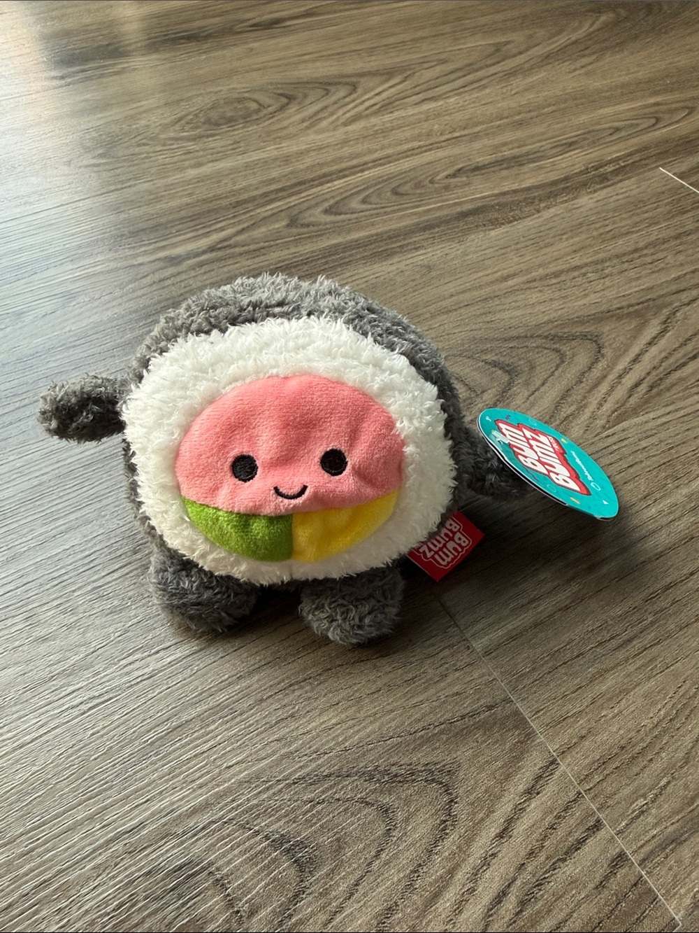 Yummy World Plush Sushi Roll - Gray, Pink, Green, Yellow